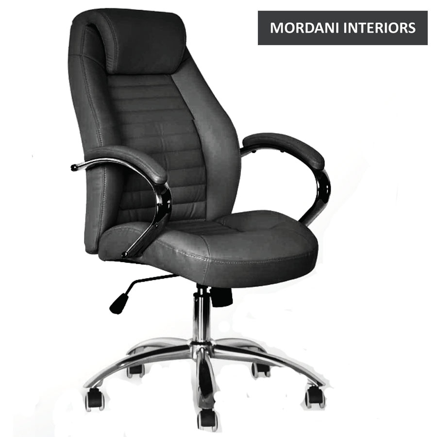 Devlin Mid Back Leather Office Chair